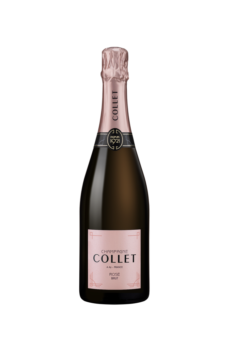 Champagne Collet Rosé Brut palack